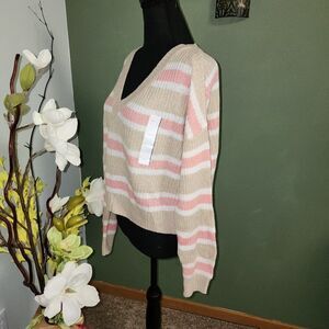 Wild Fable Cotton Knit Blend Pullover Sweater NWT